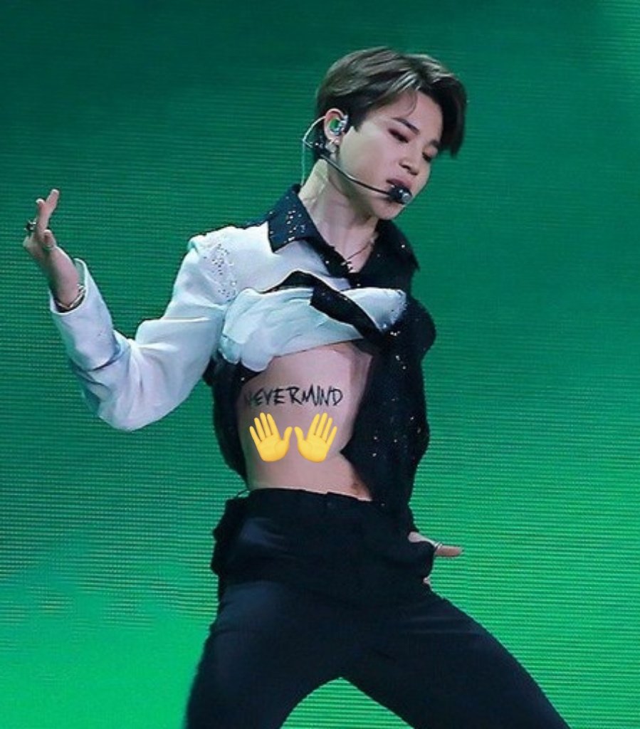 BTS Чимин тату