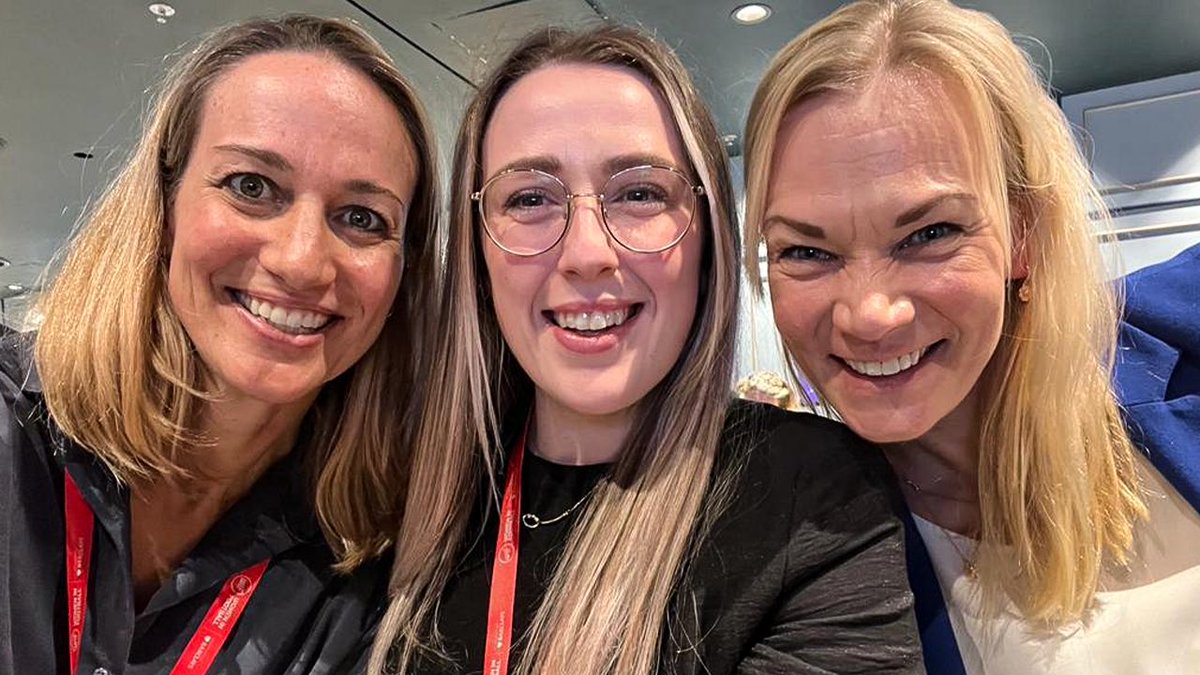 FA_PGMOL's tweet photo. Team @FA_PGMOL at #WIFBeInspired! ✨

Select Group Women’s Professional Game Director Bibi SteinhausWebb was a panelist on yesterday’s @WomeninFootball ‘Coaching the Coaches and Referees' session, supported by PGMOL. https://t.co/qKTspuIL7C