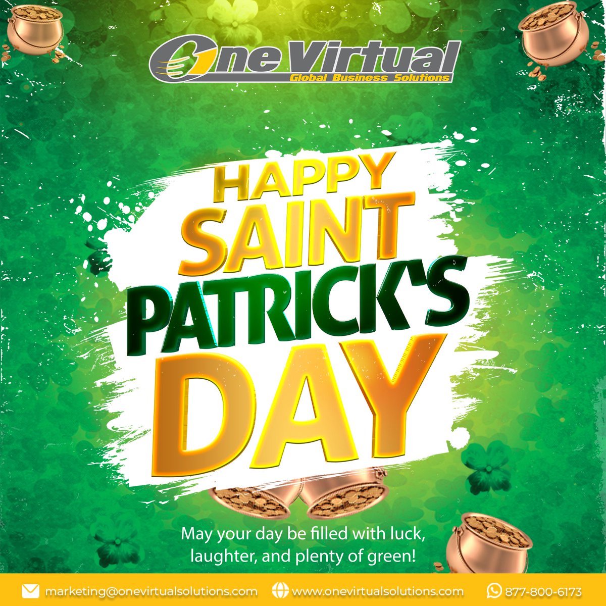 ReyshimarA's tweet photo. "May your blessings outnumber the shamrocks that grow. And may trouble avoid you wherever you go."

Sláinte!

#StPatricksDay https://t.co/D1FcqdpA3Q
