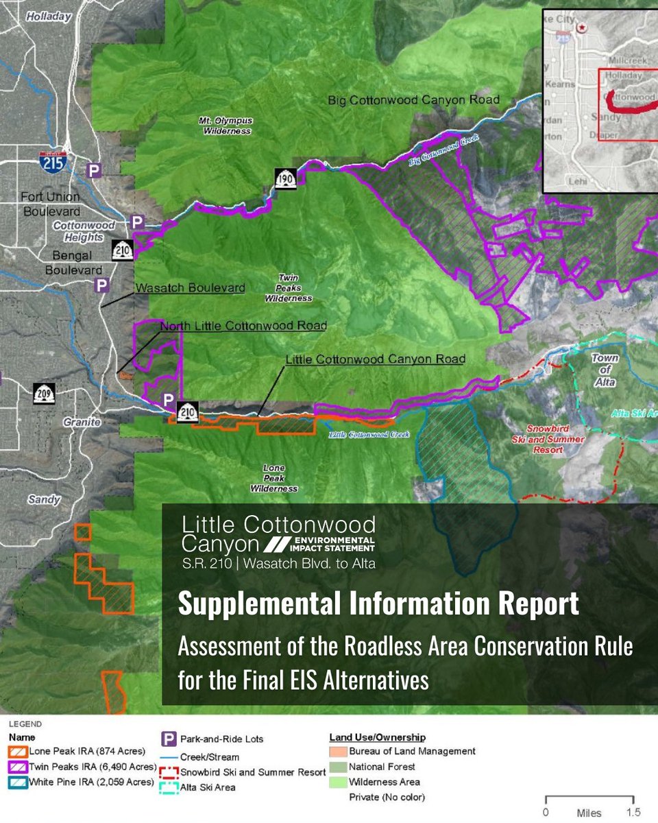 UDOTlcceis's tweet photo. 🔊 Project update! As a result of public and agency input, @UtahDOT has issued two new reports to evaluate potential impacts to roadless areas and for an additional air quality analysis. Comment period is open now until April 18, 2023 #LCCEIS #SR210
🔗 https://t.co/jbQcPNkfUj https://t.co/CsxbEZ9dac