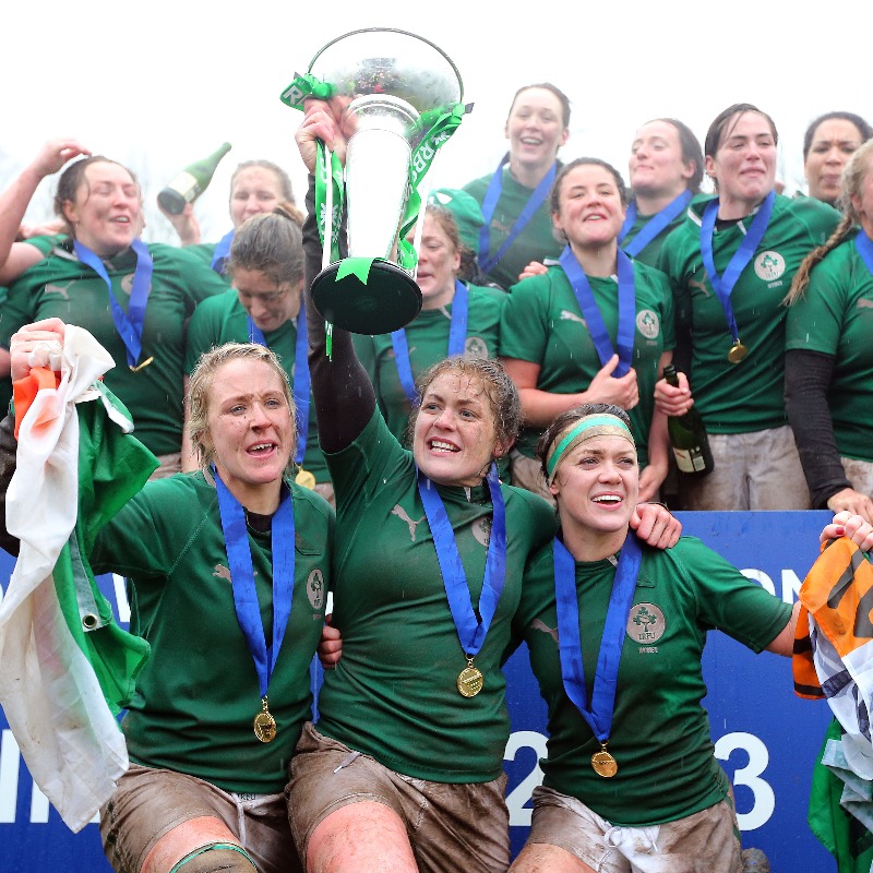 IrishRugby's tweet photo. 🏆10 Years Ago Today.

History was made. Ireland won a first ever @Womens6Nations Grand Slam.

#NothingLikeIt