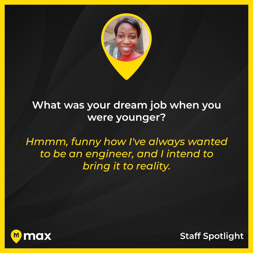 maxdrive_ai's tweet photo. Meet Juliet Nwadili, EV Fleet Officer at MAX.
Follow this thread to know more about here
#MAXHuman #MAXLife #MAXCares #MAX #TGIF https://t.co/reHAFDBnFw