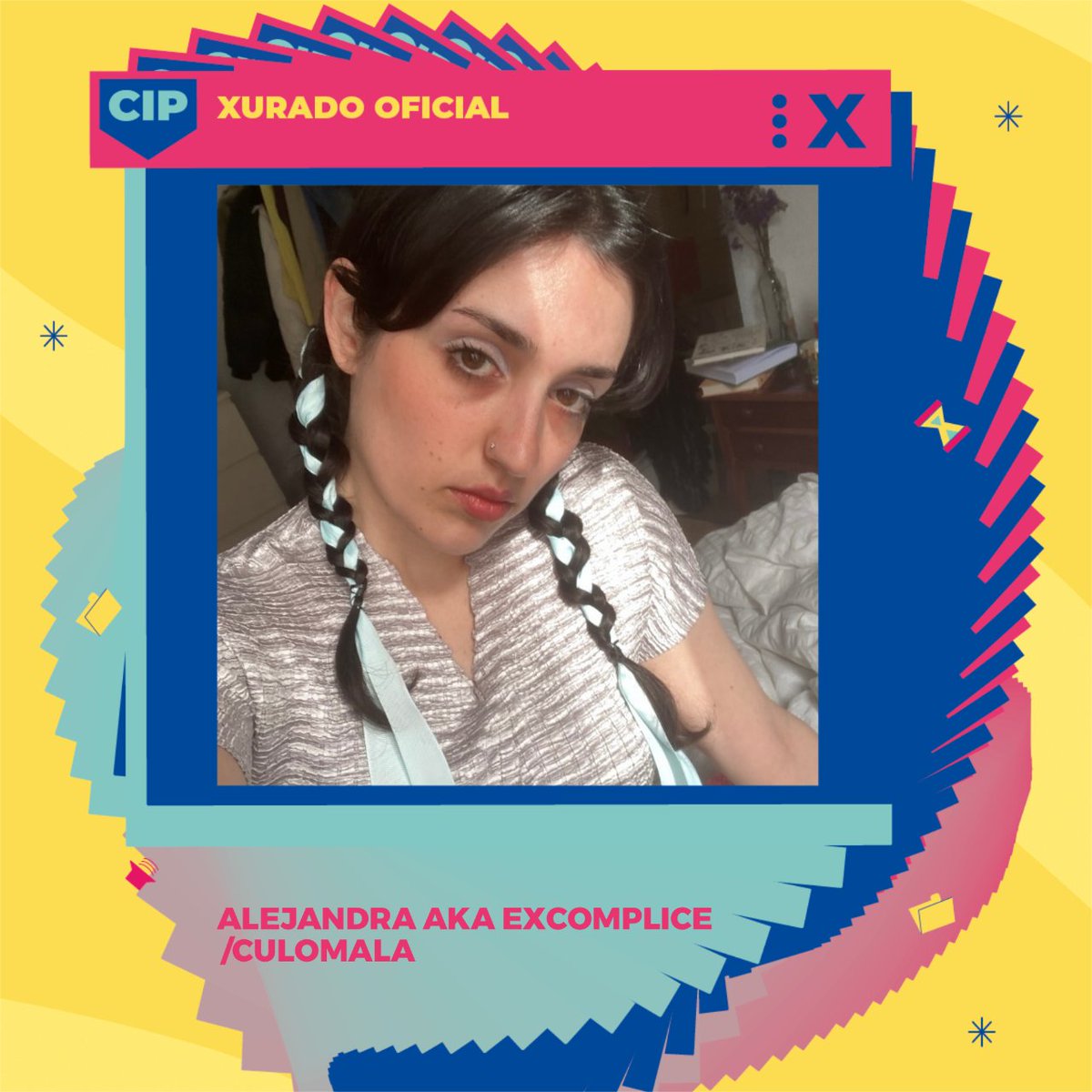 InterplayFest's tweet photo. Agora que xa coñecedes as series que competirán na nosa #SecciónOficial neste #Interplay2023, é o momento de que coñezades ao noso Xurado Oficial 💥

🏁 Alejandra aka @excomplice / culomala
🏁 @AlejandroRoDi, en representación de @GaliciaCREA 
🏁 Burnin Percebes (@La_Burnin) https://t.co/pxjV7TiQdA