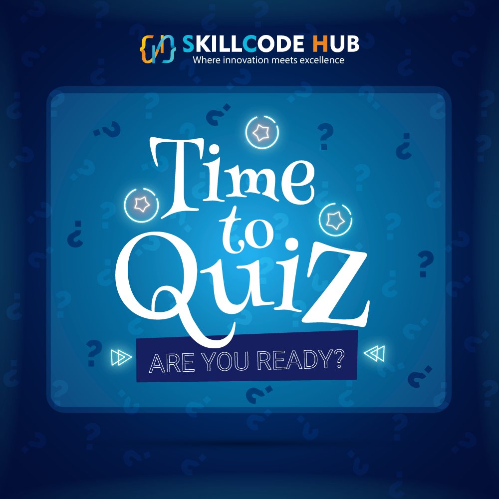 Skillcodehub's tweet image. "𝗔𝗿𝗲 𝘆𝗼𝘂 𝗮 𝗰𝗼𝗱𝗶𝗻𝗴 𝗻𝗶𝗻𝗷𝗮? 𝗧𝗲𝘀𝘁 𝘆𝗼𝘂𝗿 𝘀𝗸𝗶𝗹𝗹𝘀 𝘄𝗶𝘁𝗵 𝗼𝘂𝗿 𝗽𝗿𝗼𝗴𝗿𝗮𝗺𝗺𝗶𝗻𝗴 𝗾𝘂𝗶𝘇 𝗮𝗻𝗱 𝘀𝗲𝗲 𝘄𝗵𝗲𝗿𝗲 𝘆𝗼𝘂 𝘀𝘁𝗮𝗻𝗱 𝗶𝗻 𝘁𝗵𝗲 𝗰𝗼𝗺𝗽𝗲𝘁𝗶𝘁𝗶𝗼𝗻!"
Share your answers in the comments below.
#programmingquiz #skillcodehub