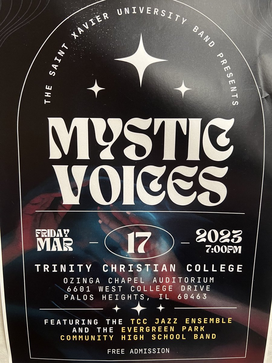 SXU_Bands's tweet photo. Come see us tonight! Free concert! https://t.co/ovKDahXvch