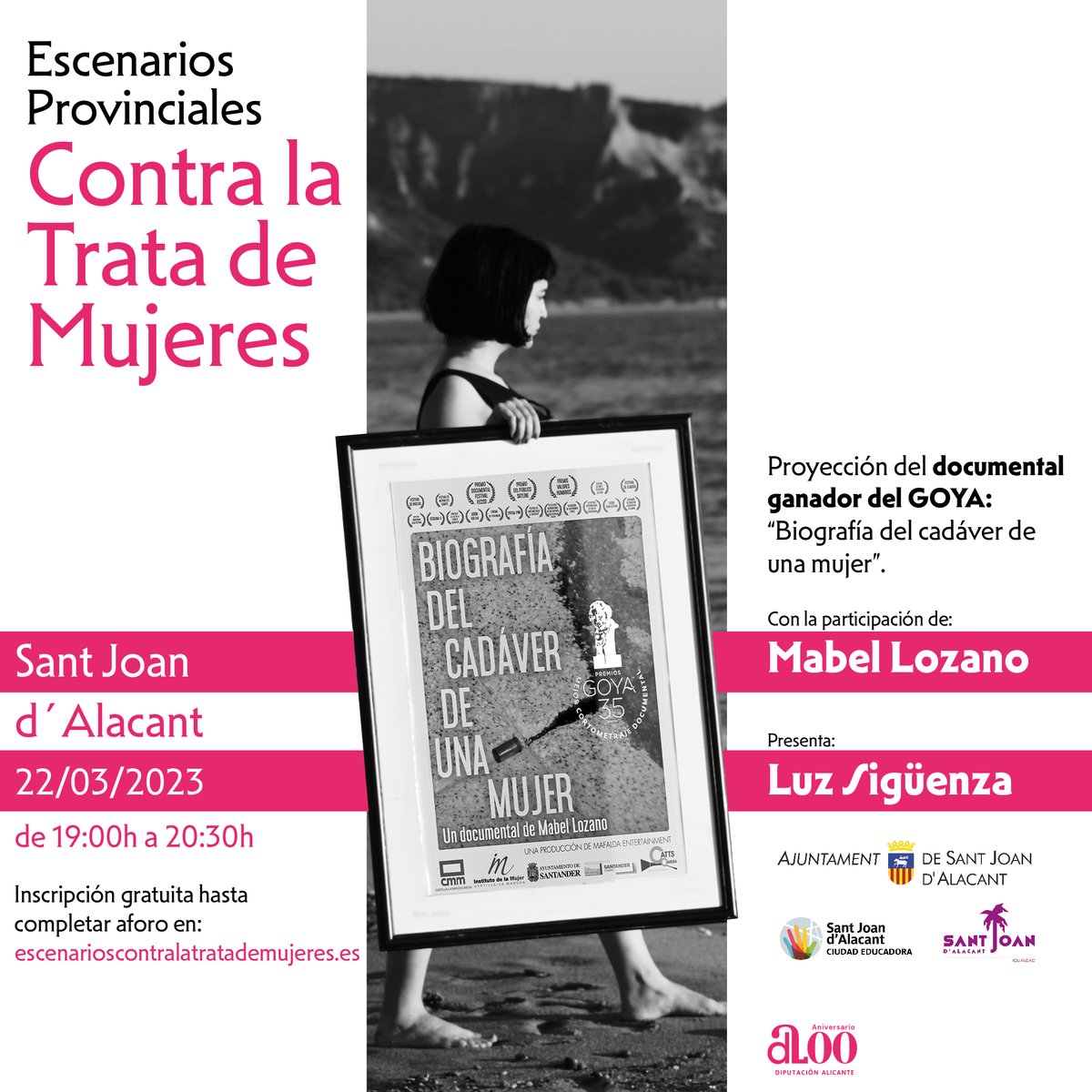 IGUALDAD: ESCENARIOS PROVINCIALES CONTRA LA TRATA DE MUJERES

¡MAÑANA DAN COMIENZO LOS ESCENARIOS CONTRA LA TRATA! 

Nos vemos a las 19:00h en UBICACIÓN, Sant Joan d´Alacant.

#igualdad  #noalatrata