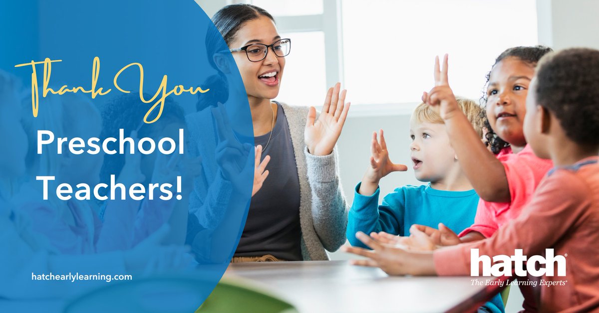 Happy Preschool Teacher Appreciation Day to all the amazing educators who dedicate their time, energy, and passion to shaping young minds! You are truly appreciated and valued more than words can express! #PreschoolTeacher #HatchEarlyLearning #edtech #preschool #prek #headstart