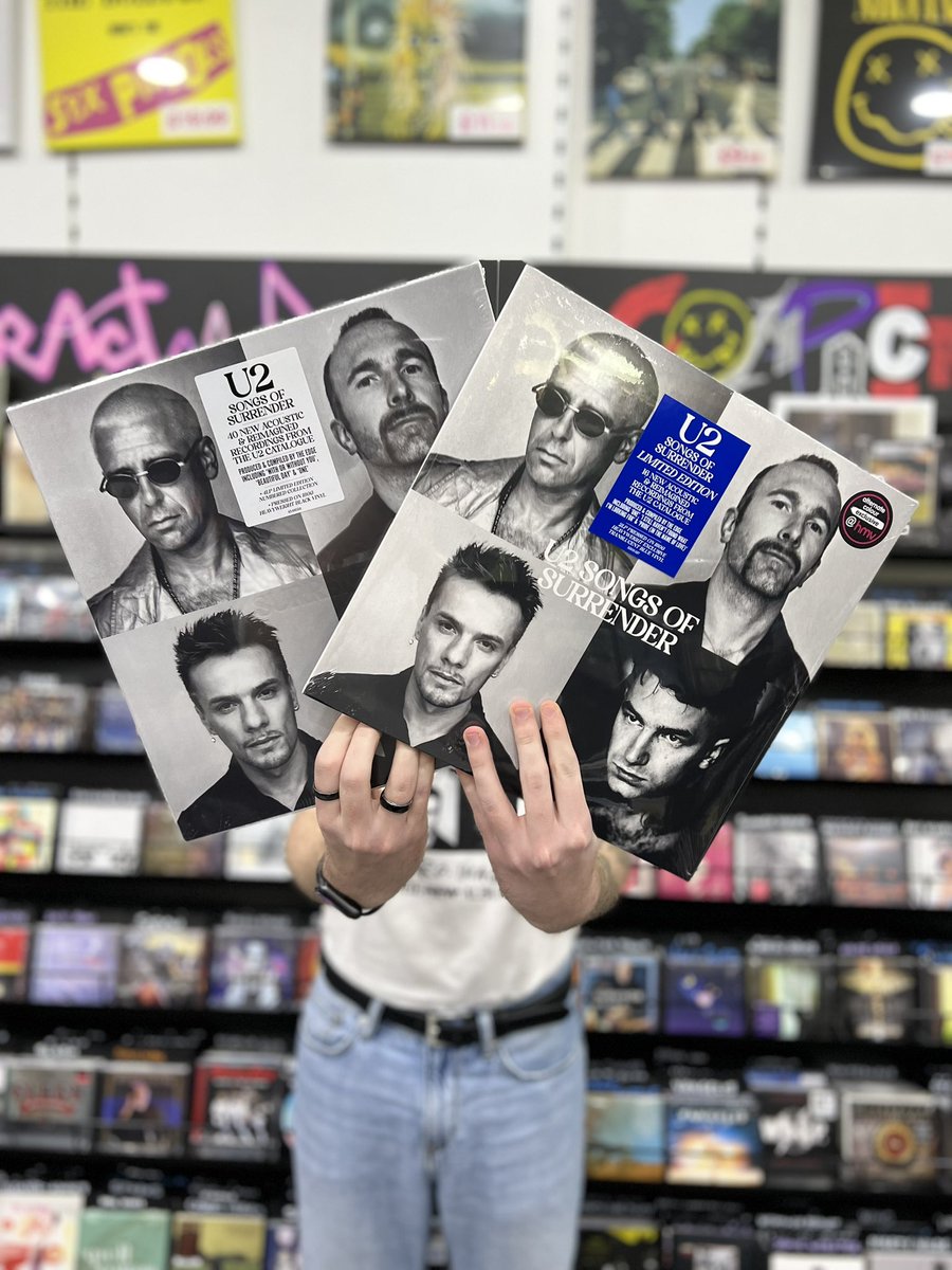 For fans of U2 we have Songs Of Surrender - The Re-imagined Album in-stock NOW! Available in CD and Vinyl, with Limited Edition versions of both! Pop in-store today!

#hmv #hmvrecordshop #u2 #songsofsurrender