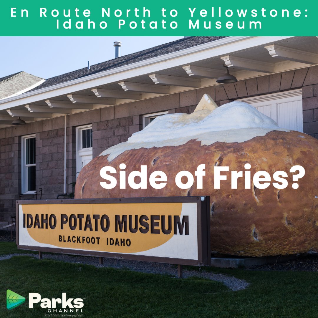 TheParksChannel's tweet photo. Happy St. Patricks Day! Did you know 🥔 don't originate from Ireland? Spoiler alert, your fries aren't French either 🇫🇷  What we know for sure is how fun the @idahopotatomuseum can be, check out Matt and Cheryl's adventure here: https://t.co/Bh7FBrWqLs #parkschannel #parkchat https://t.co/x0q92C3j5U