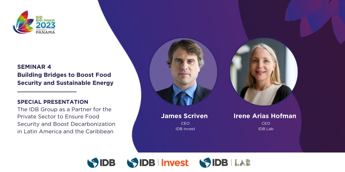 We continue LIVE  at the #IDBAnnualMeeting | Coming up, @BIDInvest &amp; @IDB_La...