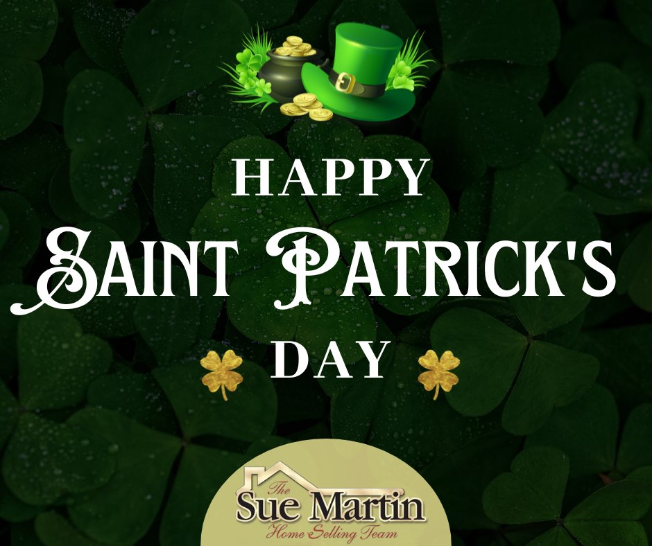 SueMartinREALTR's tweet photo. Like the warmth of the sun 🌞 and the light of the day, may the luck of the Irish shine bright on your way. 🍀
#stpatricksday #fentonmo https://t.co/I4s1wcYbfm