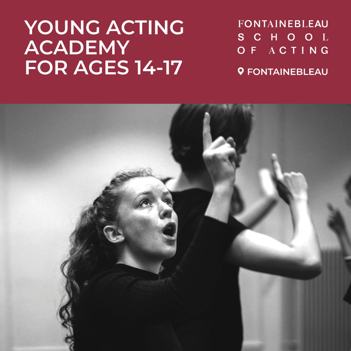 It's here - our new Young Acting Academy course!

Designed for 14 to 17 year olds looking to experience real #actortraining with top industry professionals.

#Fontainebleau campus, 10th - 15th July 2023

Contact applications@fonact.com for more information💫

#acting #youngadults