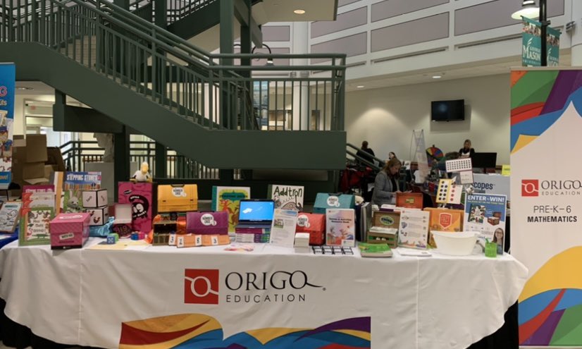 Mills_ORIGOmath's tweet photo. We’re at the #VCTM conference and so excited to meet you!!! Stop by and see us and register to win a Think Tank! 🎉 https://t.co/ZPyxDURWXq