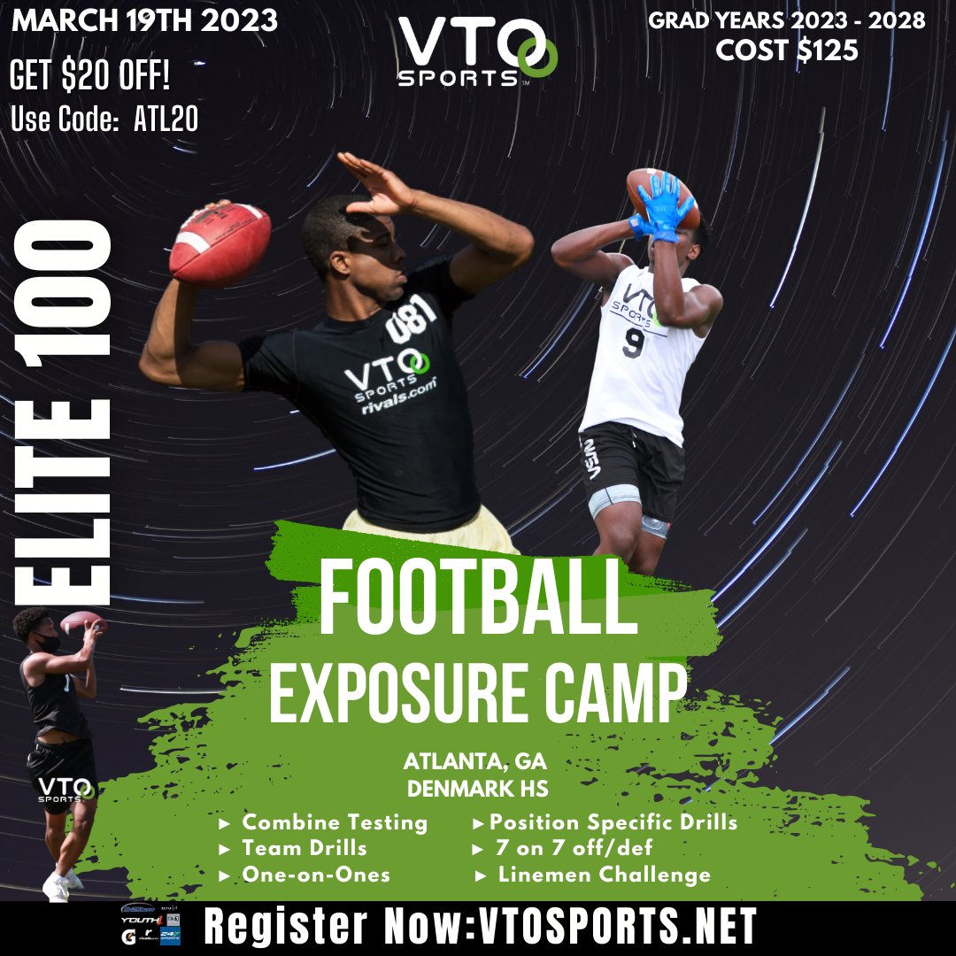Deana King on Twitter "RT VTOSPORTS Last Chance to register 🏈