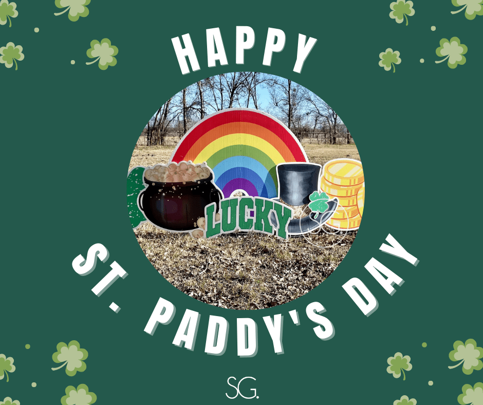SignGypsiesAbq's tweet photo. May the luck of the Irish be yours today (and every day)!
.
.
.
.
#signgypsies #happystpatricksday #yardgreetings #celebrate #lucky https://t.co/D633RJanXX