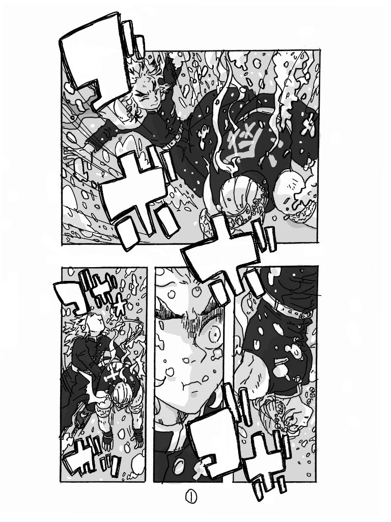 これは何とかして宇さんと煉さんに口をくっつけてほしくて描いた妄想

※いきなり始まっていきなり終わる
※何でも許せる人のみ
※宇煉です 