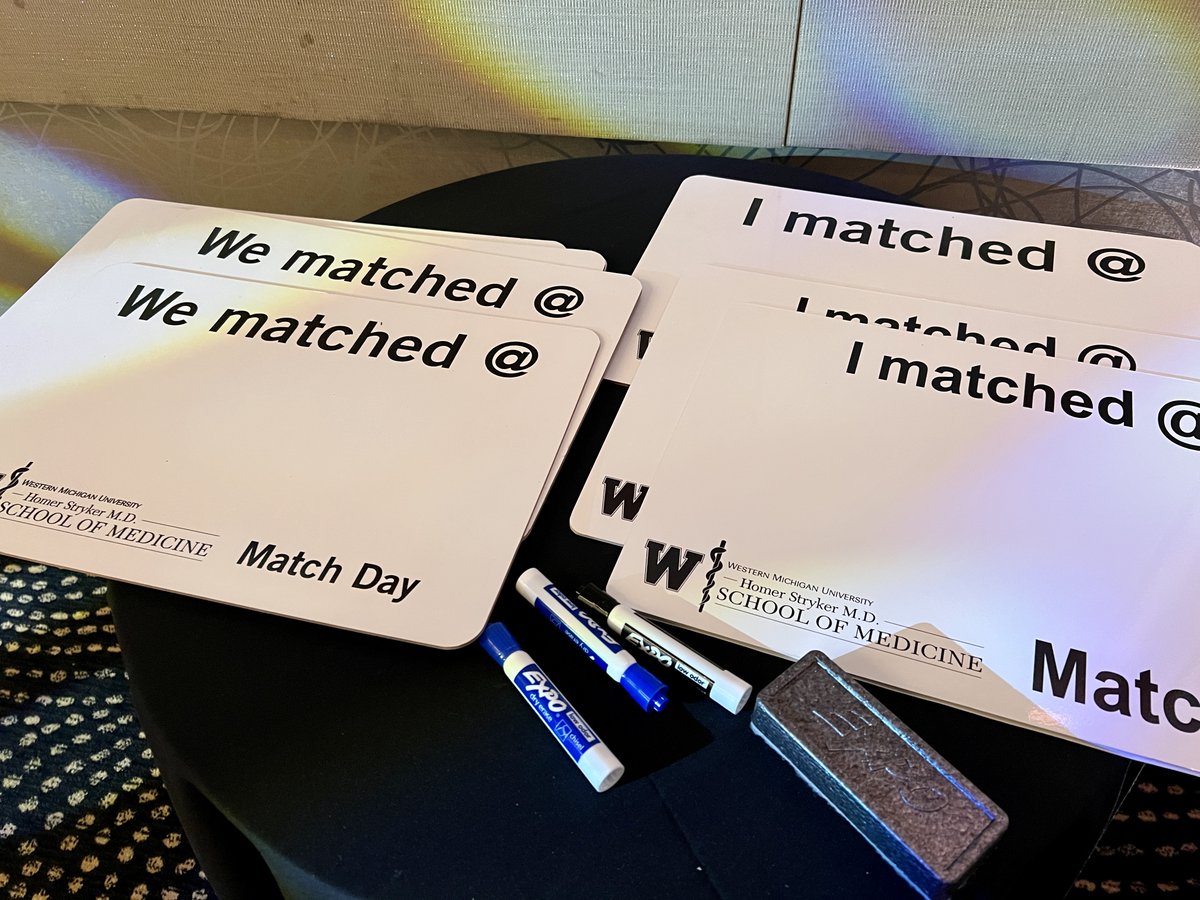 WMUMedicine's tweet photo. We're all set for Match Day! #Match2023 #WMedMatchDay #WMed #WMed2023 https://t.co/jMQ9lKP7l6
