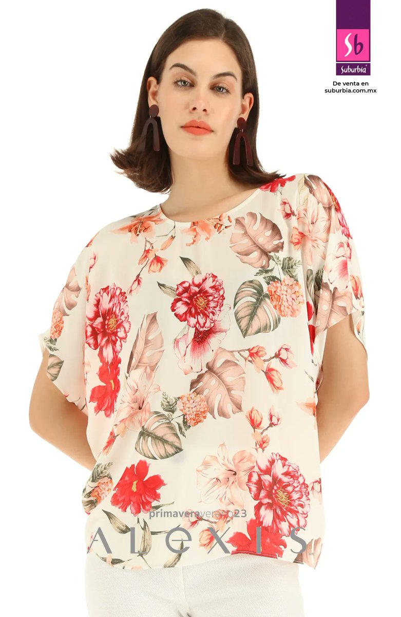 AlexisModa's tweet photo. Una blusa perfecta para disfrutar el calorcito #SoyAlexis #MujerAlexis #Moda #Estilo #LookAlexis #ALEXISTIERRA #Primavera2023 #DeVentaEnSuburbia #Suburbia #EstrenaMás https://t.co/7QGDNHkxtv