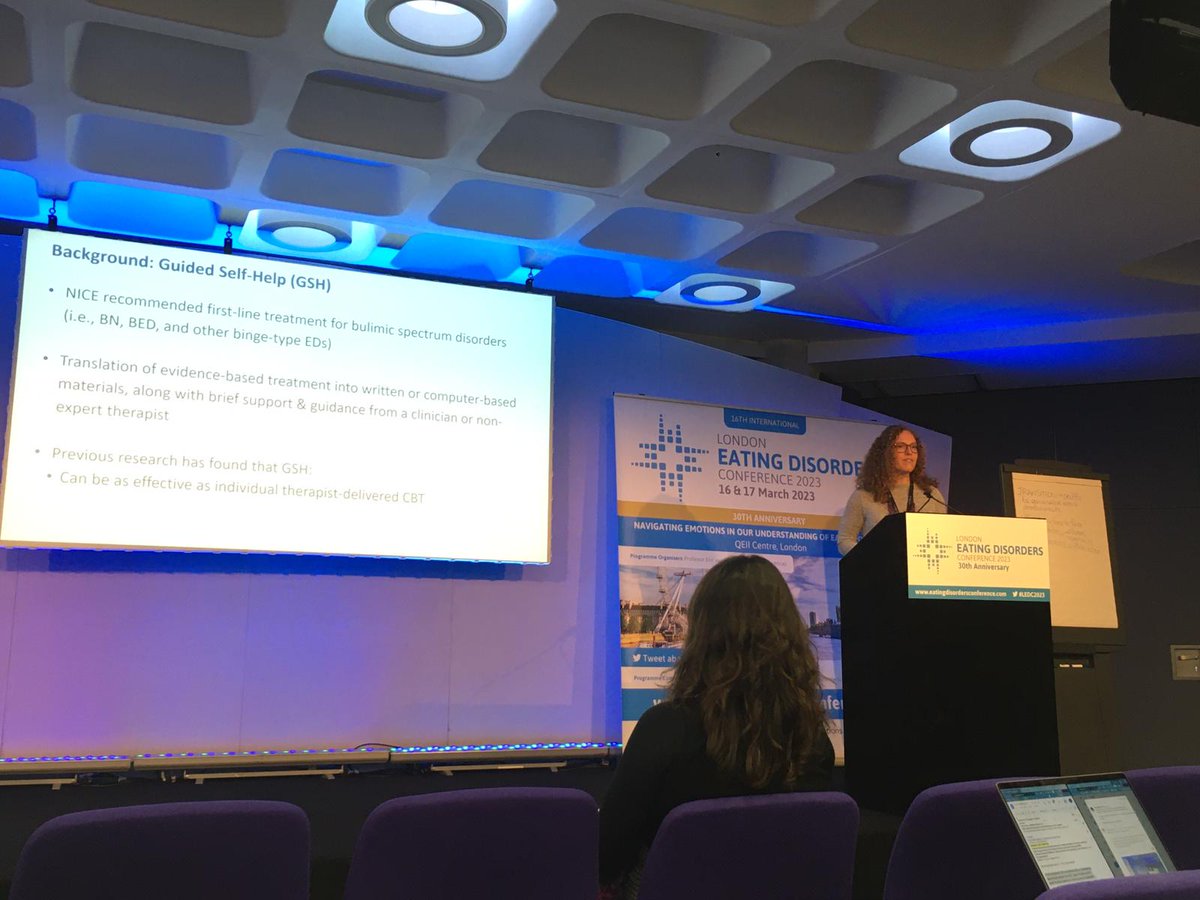 morodavies's tweet photo. Delighted to have been invited to speak at #LEDC2023 and share our work on virtually-delivered guided self-help @MaudsleyNHS. Preprint at https://t.co/gRyAsGdIUv

So many fantastic talks and interesting discussions about #eatingdisorders. Taking away hope for the future! https://t.co/VDXCJTfVzr