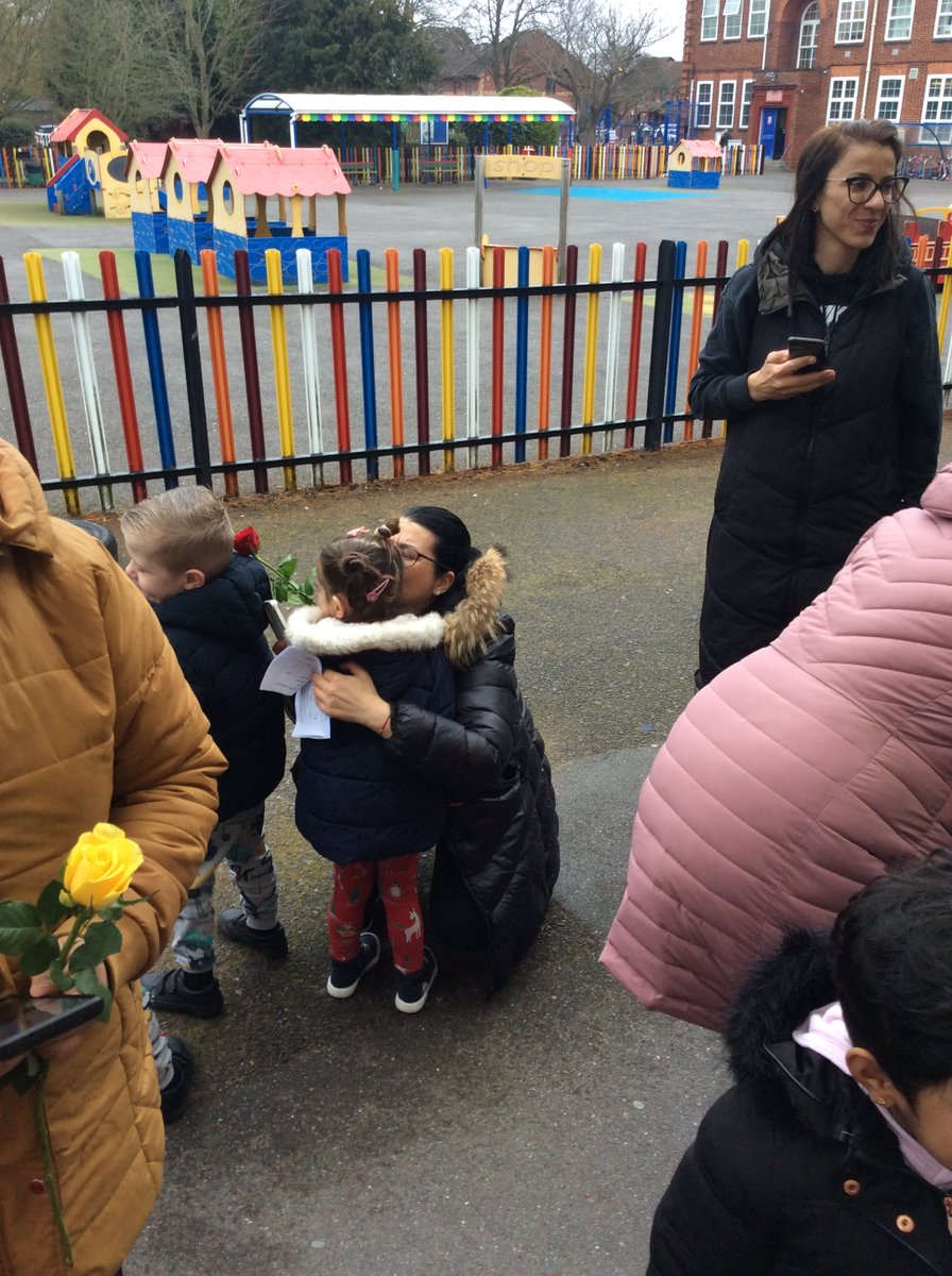 LibertyPrimSch's tweet photo. The Nursery tribute to their Mummies went amazingly well today. The children sang 'I love my Mummy'  beautifully, and they were so loud. All the mummies shed a tear and were so happy when they were presented with a rose or daffodil from their children! A very special moment. https://t.co/x3JT3X5KQa
