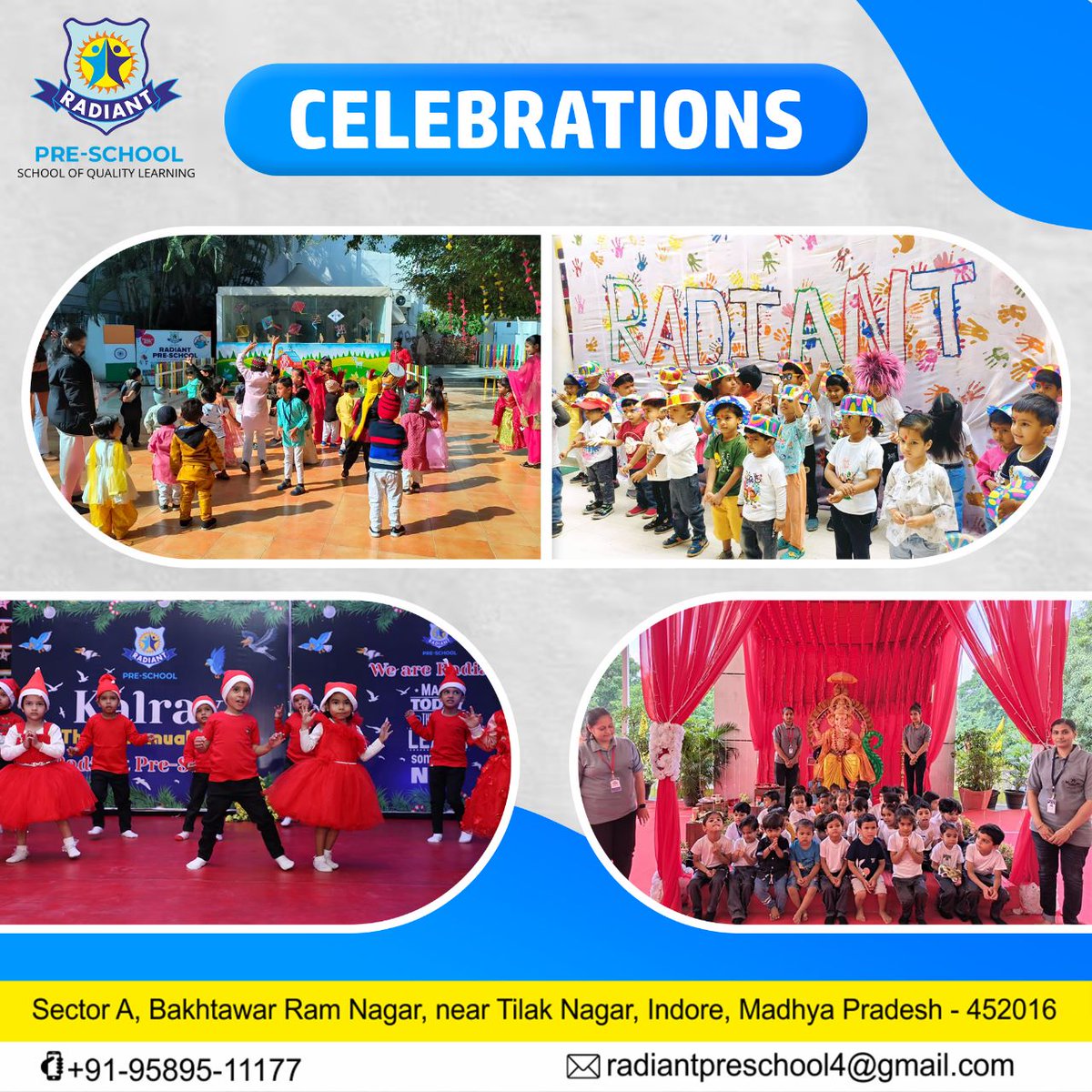 radiant_pre's tweet photo. Admission Open At Radiant Pre School  From 2023-24 For Playgroup To Class 5th. 

Visit-  https://t.co/wWyomHeHDB

#preschooladmission #playbasedlearning #nurseryschool #kindergartenadmission #admissioninpreschool #preschoolinindore #admissionopen #radiantpreschool https://t.co/RLjpwefJsM