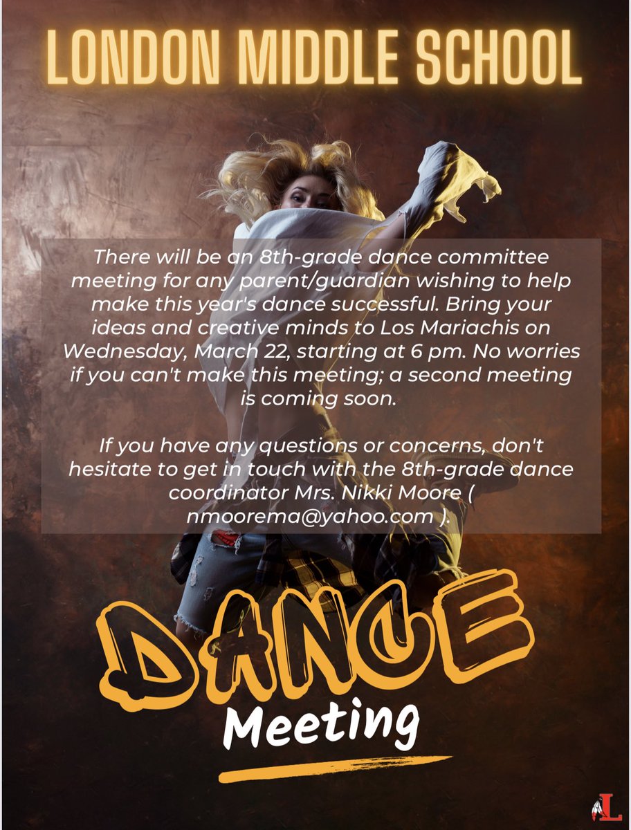 londonmsoh's tweet image. Hey, hey 8th-grade parents! @londonschools #dancedance