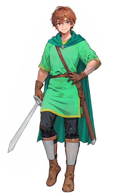 NTRRPG主人公イラスト完成ーイケメンすぎる…(*'ω`*)あと犬完成したら記事更新します 