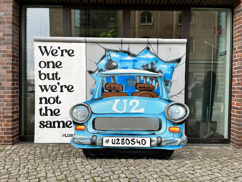 U2tour's tweet image. We're one ... not just in #Berlin ... everywhere! @U2 #U2SOS40