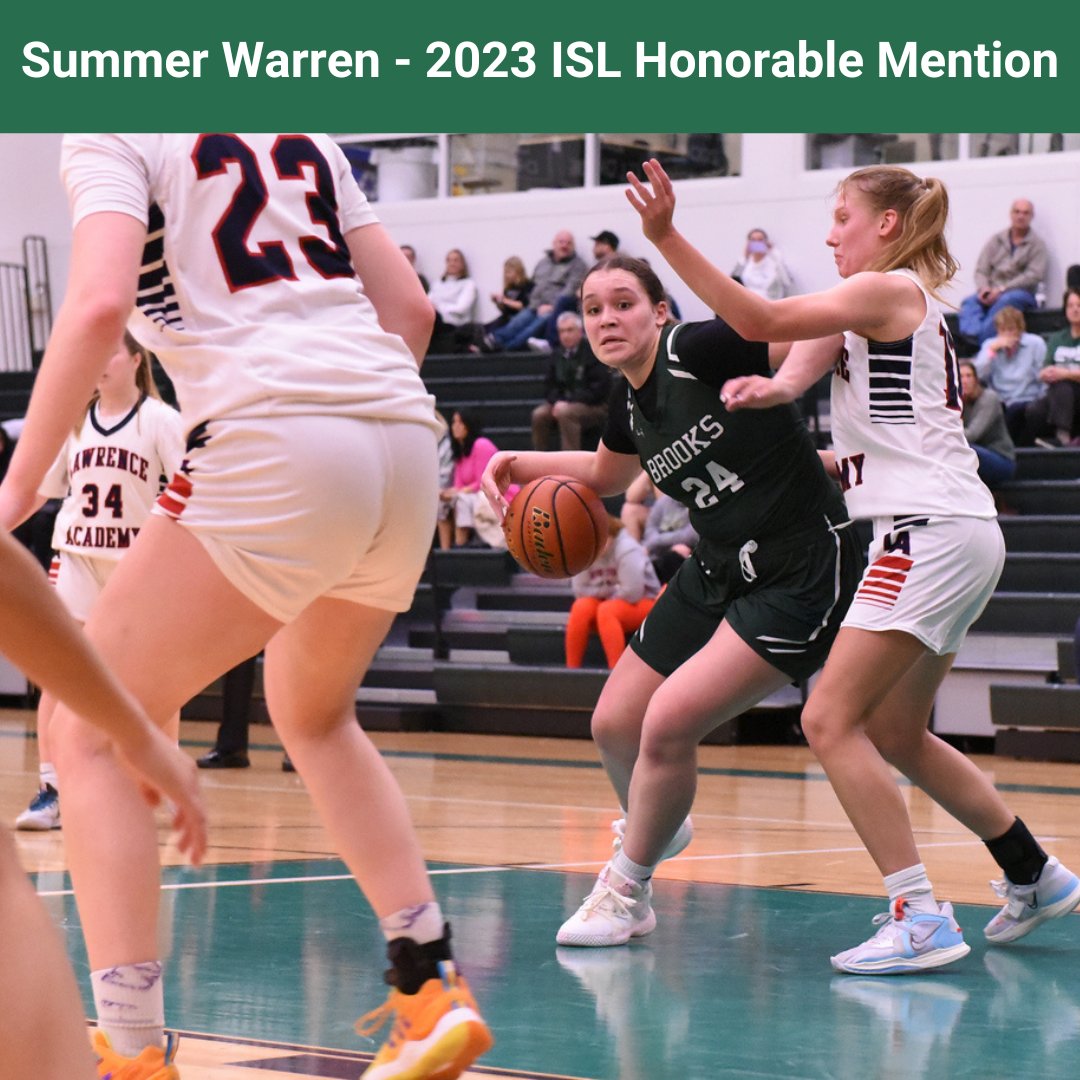 HoopsBrooks's tweet photo. Congrats to our 22-23 Season All-ISL and Honorable Mention Selections!

All-ISL: @kendall_eddy32 
Honorable Mention: @maeve_gaffney and @SummerSwish12 

Great job this season!
#GoBrooks
@AthleticsBrooks
@NEPSGBCA
@ISLSPORTS
@BashHoopsNE https://t.co/01sYPblTj6