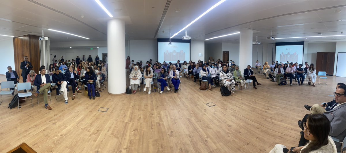 Follow your passion. Chase your dreams. Take the road less traveled. Super excited to be part of this star-studded cast and bright eyed ambitious young colleagues who packed the hall way beyond capacity. <a href="/AKUGlobal/">Aga Khan University</a> <a href="/AKUAANA/">AKU Alumni Association of North America</a>