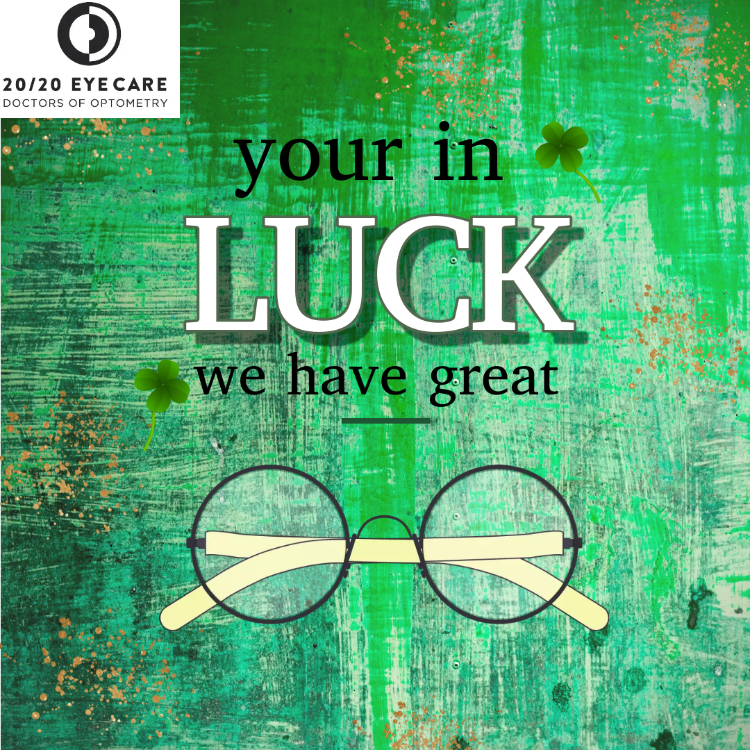 2020eyecarewpg's tweet photo. Happy #StPatricksDay!

At #20/20 #Eye Care, we pride ourselves on having the latest on trend frames for the family. https://t.co/cjzRyQ1k6C