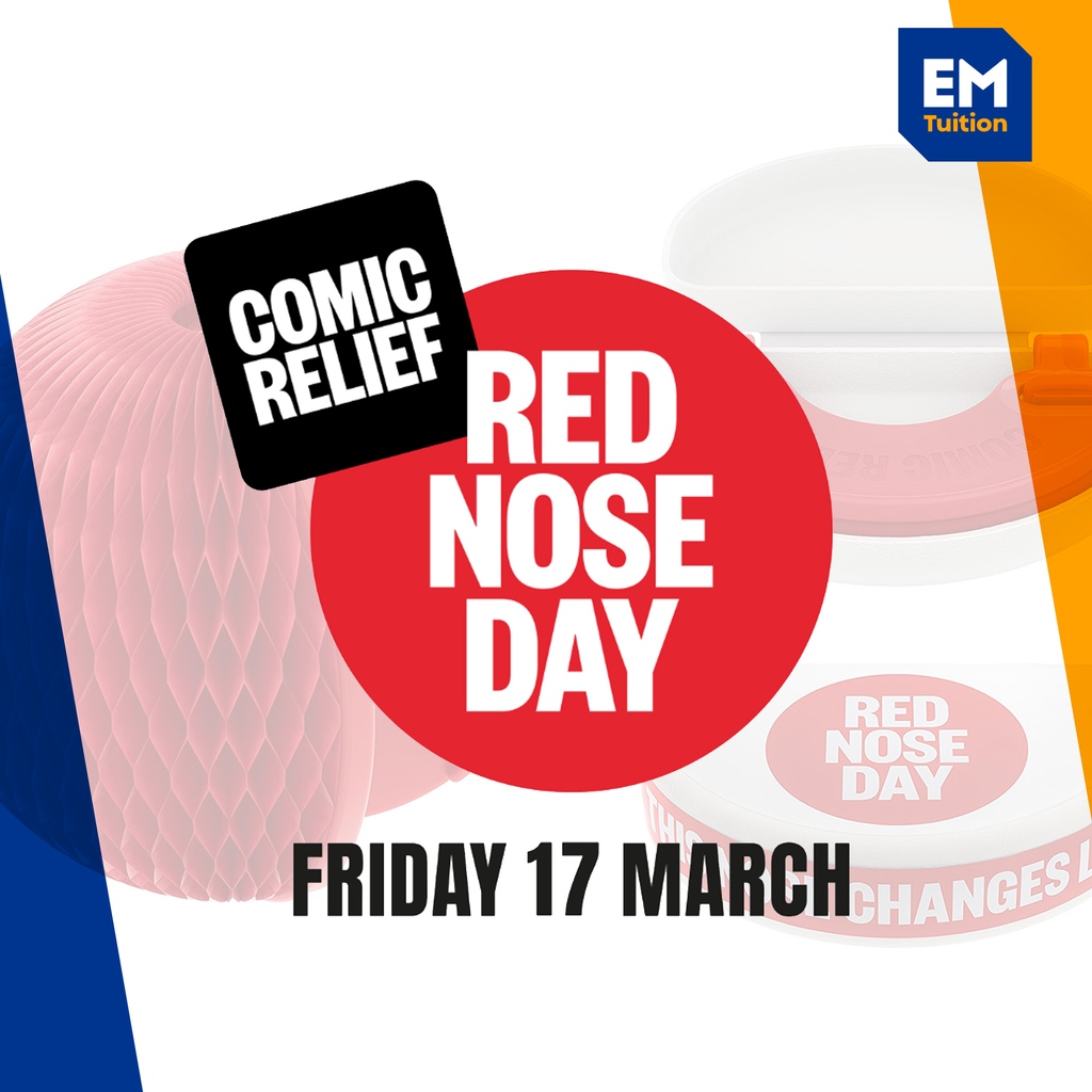 EMTuitionUK's tweet photo. Happy #RedNoseDay 🔴

#ComicRelief @comicrelief https://t.co/XFEFykEkKn
