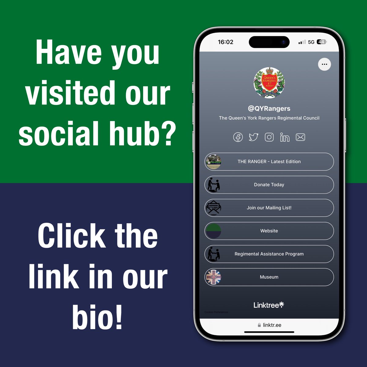 As the weather warms up, we have many exciting announcements, events and activities on the horizon!! 

Click the link in bio to explore our social hub &amp; QYRangers updates 🇨🇦👍