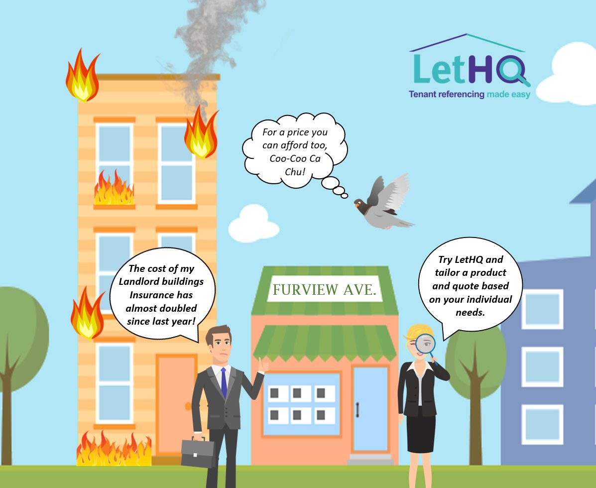 LetHQltd's tweet image. Landlords, don’t let your portfolio go up in flames!

Choose LetHQ landlord buildings insurance to ensure that you’re covered should the worst happen.
Visit lethq.co.uk/service/landlo… to obtain your quote.

#Landlords #Insurance #buildinginsurance #Fridayfeeling