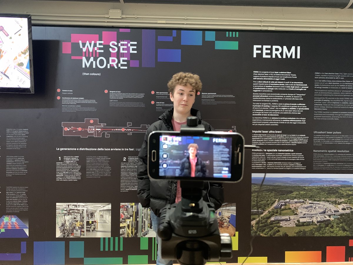 elettrasincro's tweet image. 5 students from #Vasa International School (Gävle, Sweden) visited Elettra for 2 days and were introduced to #synchrotron radiation and #technologytransfer. Experimental halls and several on-site labs were part of the story too! Great #studentexchange experience! (🎥videos soon!)