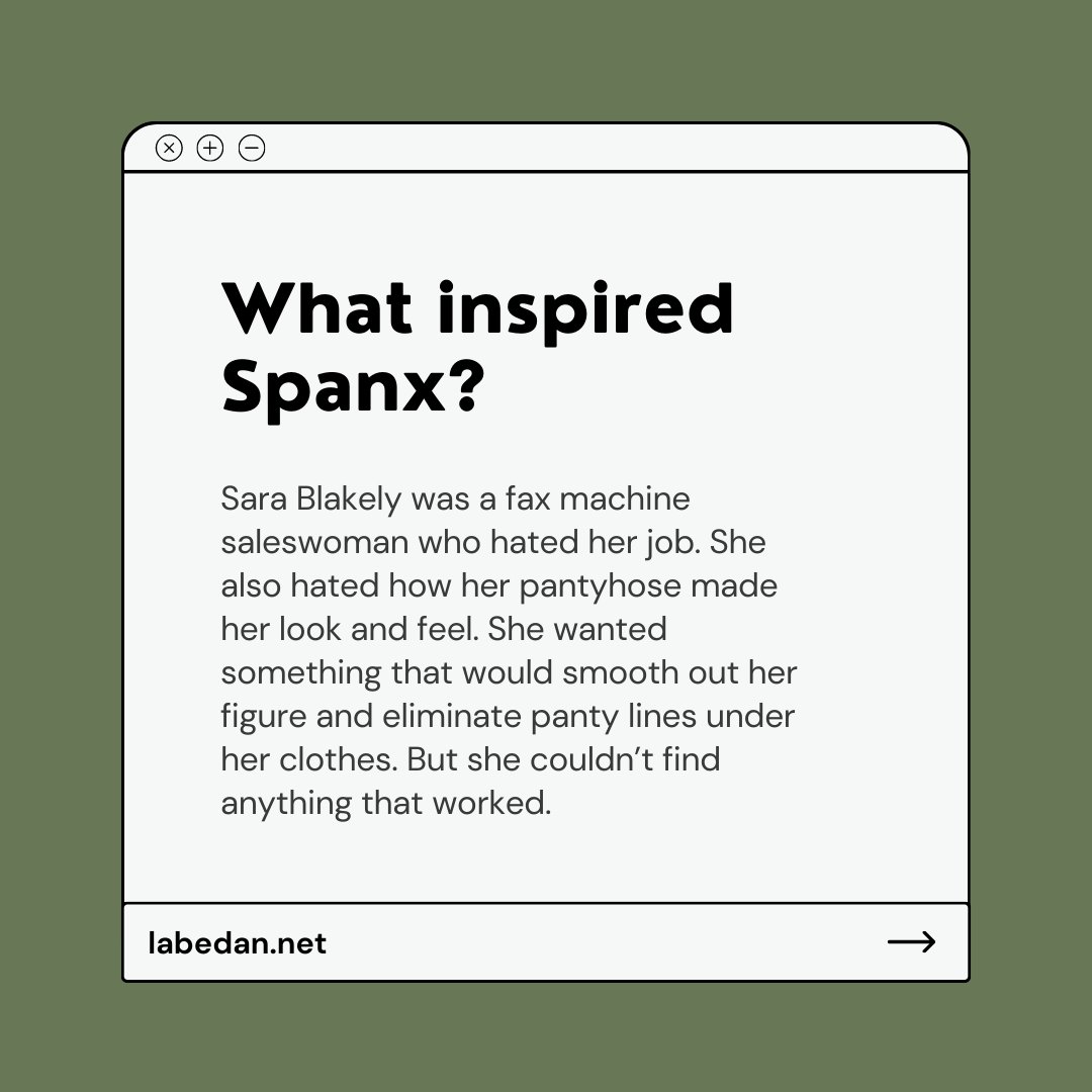 labedan_net's tweet photo. 💪👩‍💼 From a small startup to a billion-dollar business, the story of Spanx is an inspiration to all women entrepreneurs. Follow us for more startup success stories! #WomenEntrepreneurs #SpanxSuccessStory #business #startup #smallbusiness #entrepreneur #entrepreneurship https://t.co/rwKoi2d6A3