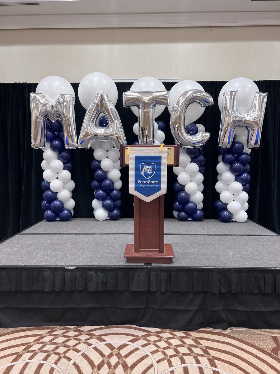 AmyLWard_'s tweet photo. Excitement is building for @penn_state College of Medicine graduating medical students. It’s #MATCH2023 Day!
#PSCOM #PSUMatch https://t.co/dxwD2CkDje