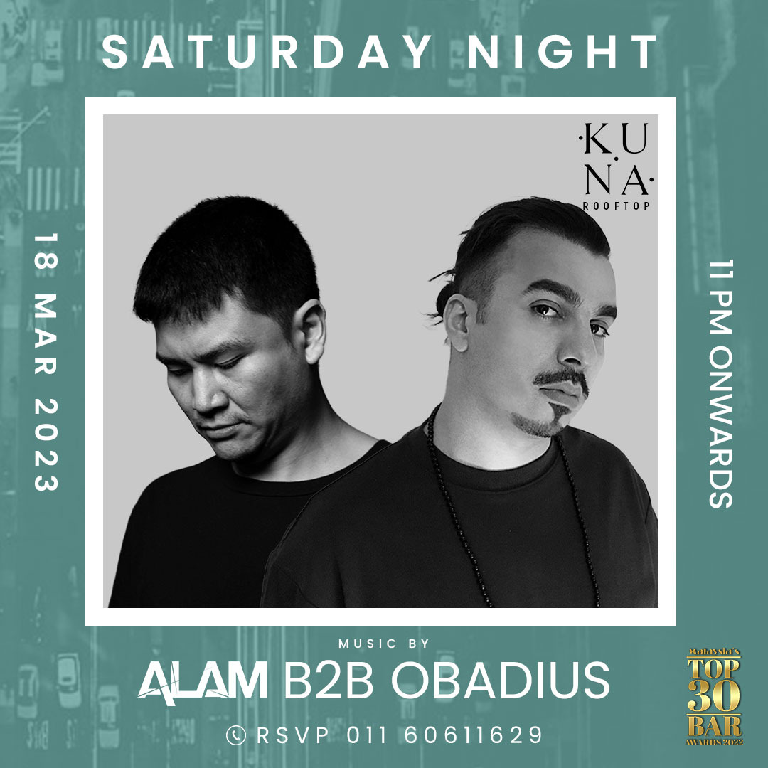 This Saturday, 18th March at Kuna Rooftop for another all night b2b set with my pal <a href="/alamsounds/">Alam</a> Join us from 11pm onwards. 🫰🏻
#obadius #alam #kunarooftop #treckl #allnightlong #house #techhouse #techno #minimal #nightlife #party #kualalumpur #partytime #klnightlife
