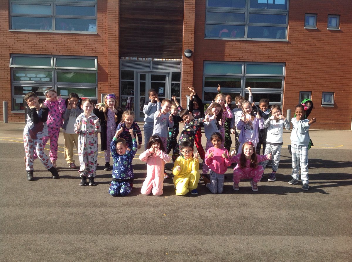 Learning in our pjs for Comic Relief