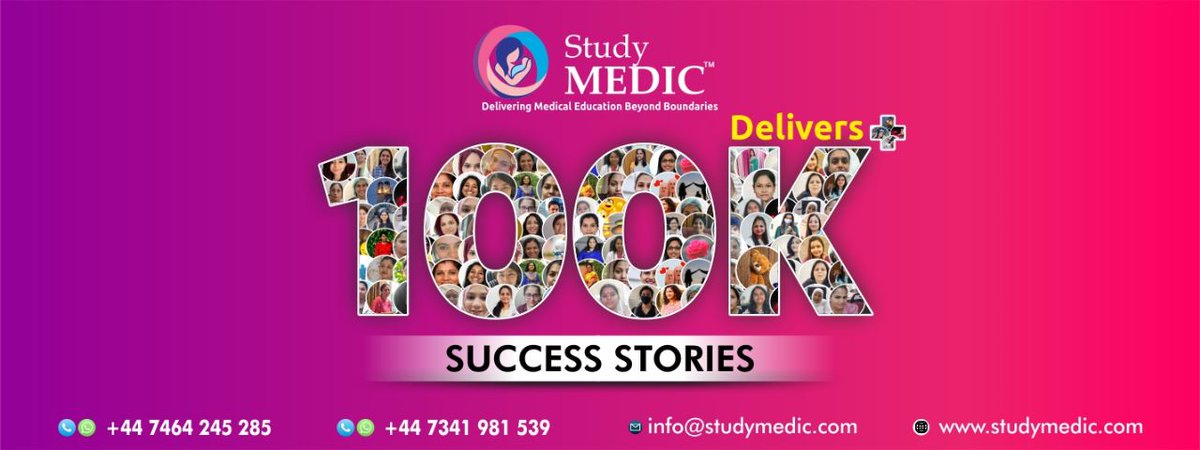 Study_MEDIC's tweet photo. 100K+ Success Stories and Counting!!!
#StudyMEDIC feels extremely happy to be part of your success journey.
As always, we're here to help you and find HAPPINESS in being YOUR PARTNER for SUCCESS!!!
Thank you all for putting your TRUST in us!
#StudyMEDIClegacyofSuccess https://t.co/WnpxPEHn8P