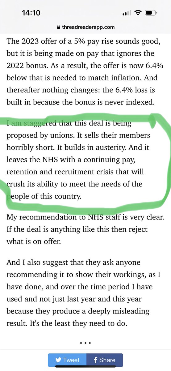 From Richard Murphy. #RejectTheOffer