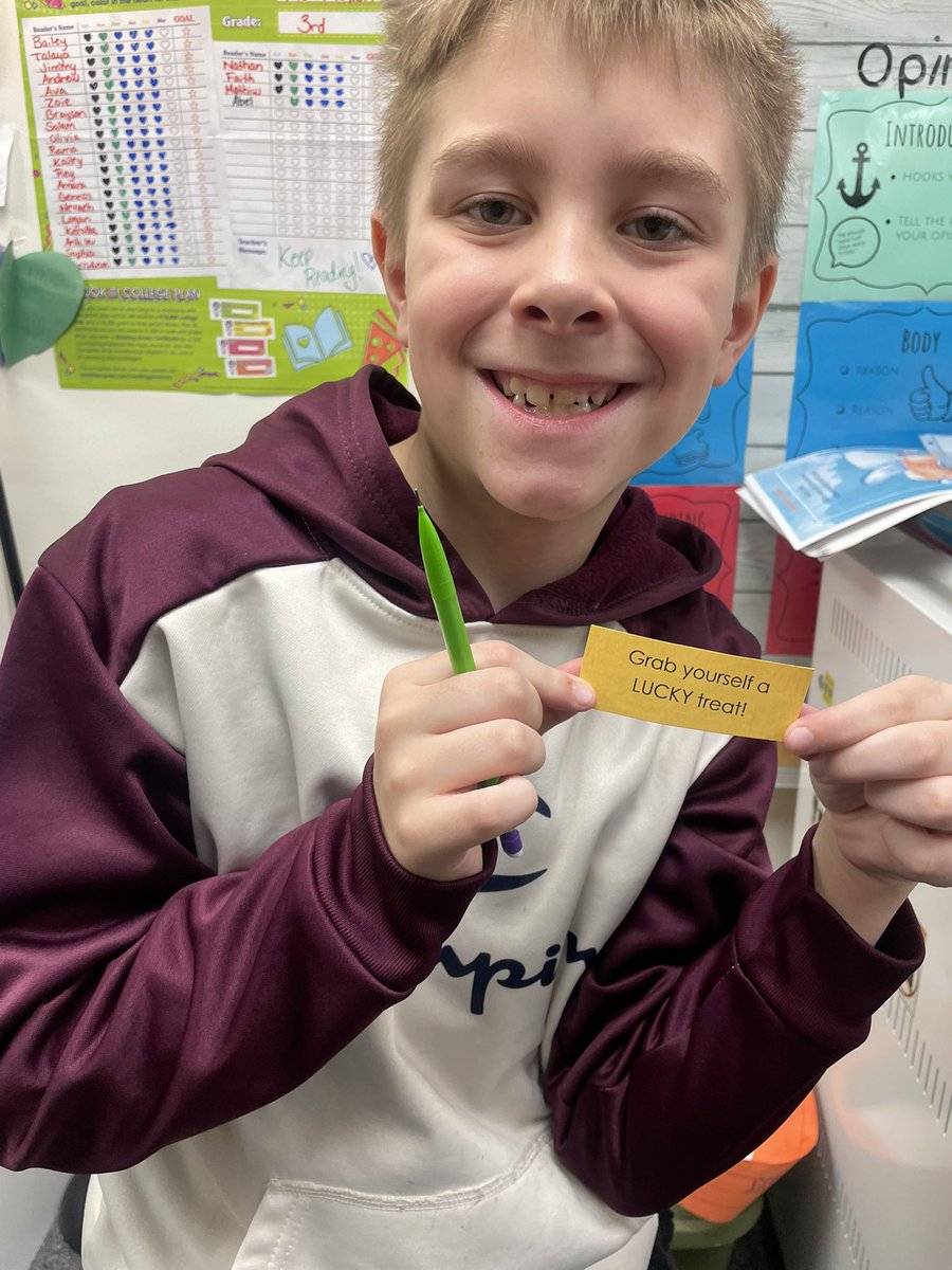A note from Lucky the Leprechaun let us know that we had a fun rainbow math challenge ahead of us today! Students loved working in partnerships to solve this math review.  #wearelamphere <a href="/hillerwildcats/">Hiller Elementary | The Lamphere Schools</a>
