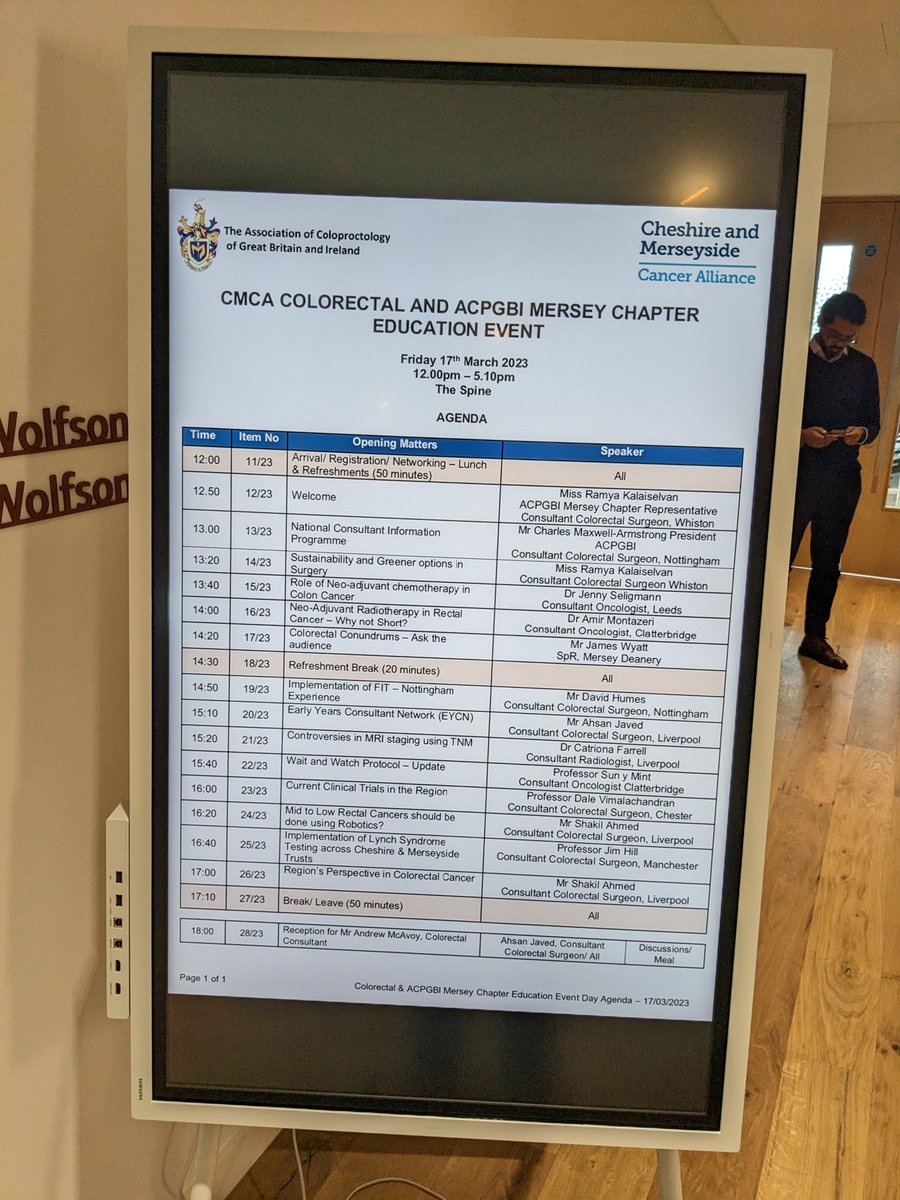 Cheshire and Merseyside Cancer Alliance (@cmcaalliance) on Twitter photo There are some great discussions taking place at the CMCA Colorectal and ACPGBI Mersey Chapter Education Event this afternoon at The Spine <a href="/Mersey_ACPGBI/">MerseyChapter_ACPGBI</a> There are some great discussions taking place at the CMCA Colorectal and ACPGBI Mersey Chapter Education Event this afternoon at The Spine <a href="/Mersey_ACPGBI/">MerseyChapter_ACPGBI</a>