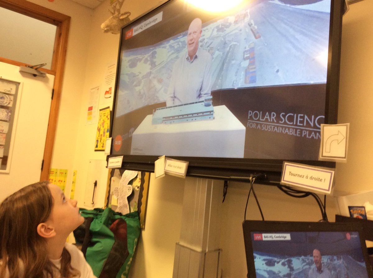 AttleboroughPri's tweet photo. Red Deer were so excited to listen to a live phone call between BASHQ and the Rothera Station in Antarctica!!!!!!! ❄️ 🧬 #lifeontheice #BASHQ #Antartica https://t.co/OX9rDK4Pxl