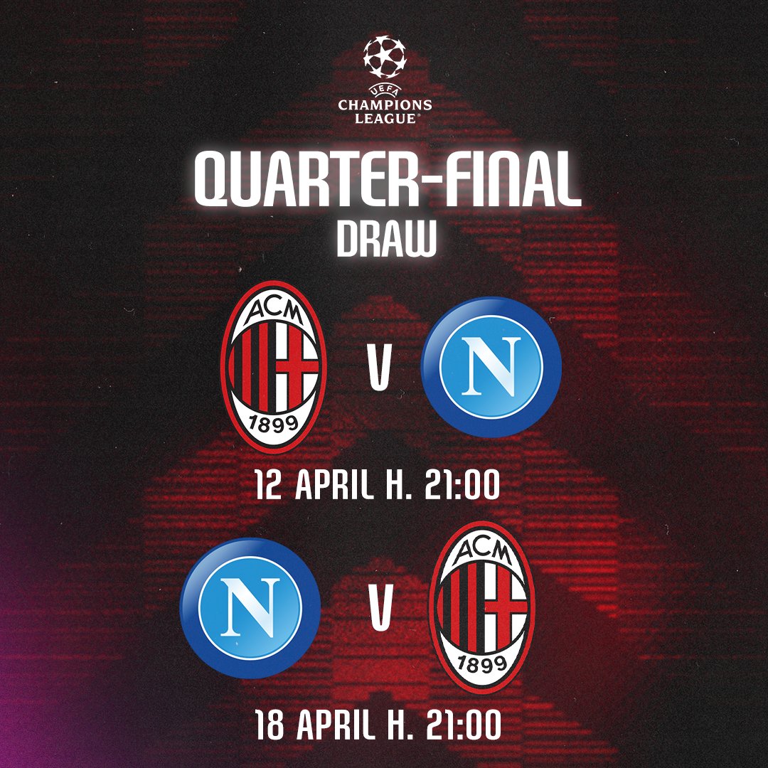 🚨 Save the dates 🗓️ #UCL #UCLdraw #SempreMilan