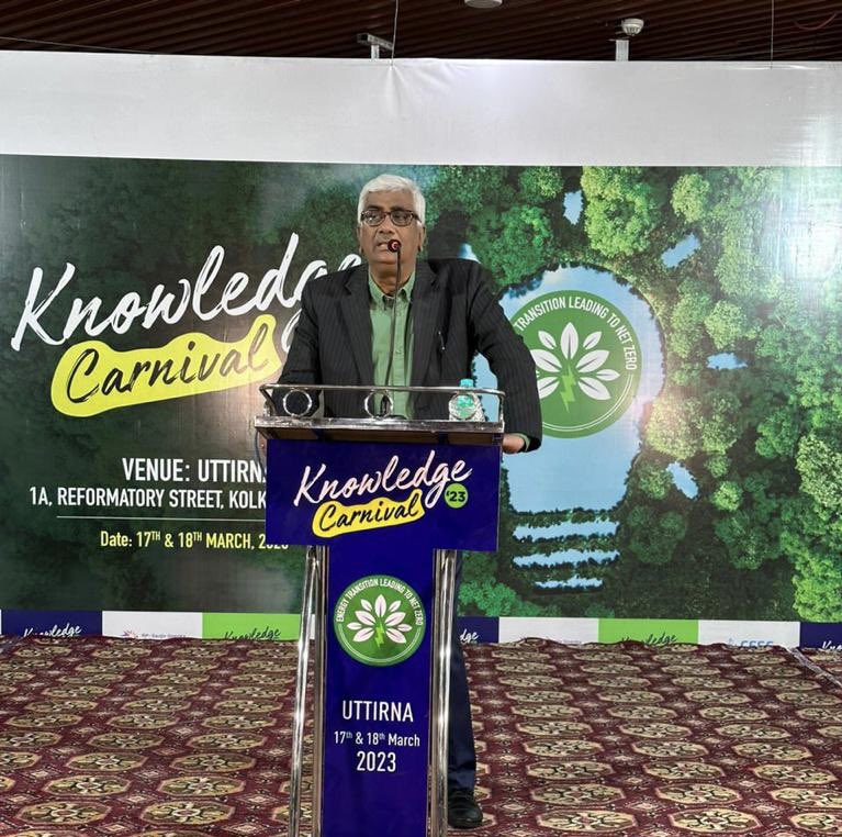 CESCLimited's tweet photo. Knowledge Carnival 2023 was inaugurated today. The theme this year is ‘Energy transition leading to Net Zero’. 

MD, Gen, Mr Rabi Chowdhury, MD, Dist, Mr Debasish Banerjee &amp; Executive Director, HR&amp;Admin, Mr Gautam Ray &amp; senior leaders of various departments graced the occasion. https://t.co/Vc1zmSHwyE