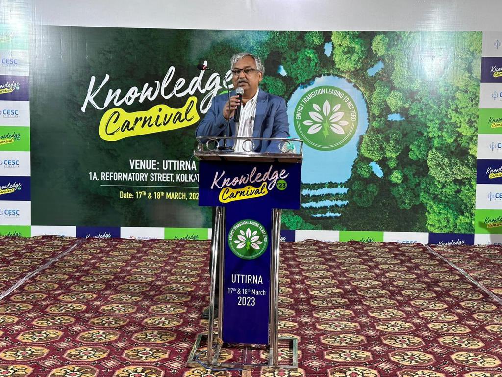 CESCLimited's tweet photo. Knowledge Carnival 2023 was inaugurated today. The theme this year is ‘Energy transition leading to Net Zero’. 

MD, Gen, Mr Rabi Chowdhury, MD, Dist, Mr Debasish Banerjee &amp; Executive Director, HR&amp;Admin, Mr Gautam Ray &amp; senior leaders of various departments graced the occasion. https://t.co/Vc1zmSHwyE