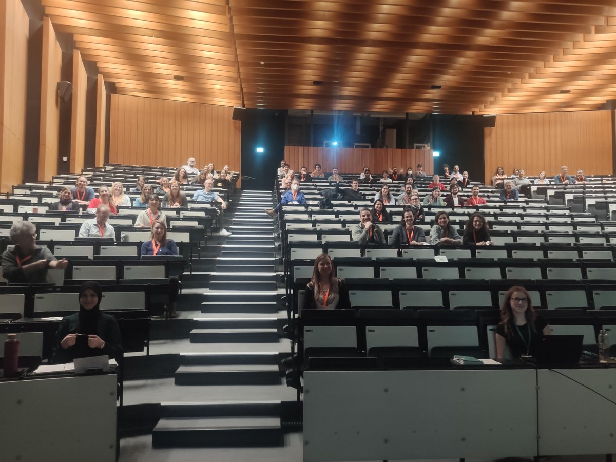 While standing in front of everyone, I took the chance of taking a group picture @DOMPS_symposium