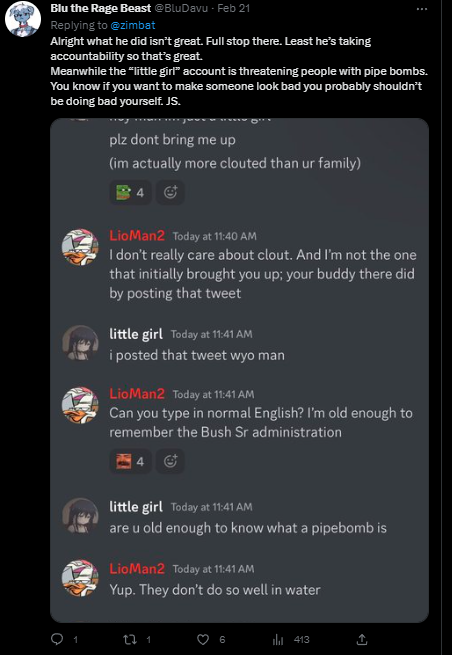 ArtCCspill's tweet photo. WEEE WOO WEE WOO UPDATE WE FOUND BOXOVFUCKS AKA THE WORLDS BIGGEST LIAR! NOT THEM SIMPING AFTER @LioManBad Yiiiiiiiikes Queen, arts still really bad too, it's like they regressed, probally sucking too much junkie dick if you ask me. https://t.co/4mvCwZSCK6